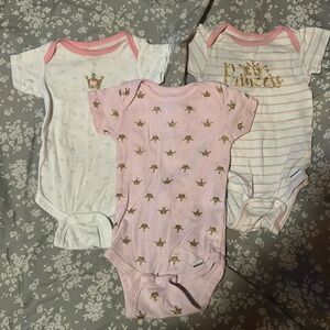 Princess onesies from Gerber